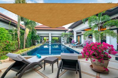 Harness the Power of Sun Sail Shades: The Perfect Summer Solution for Your Backyard Pool and Patio